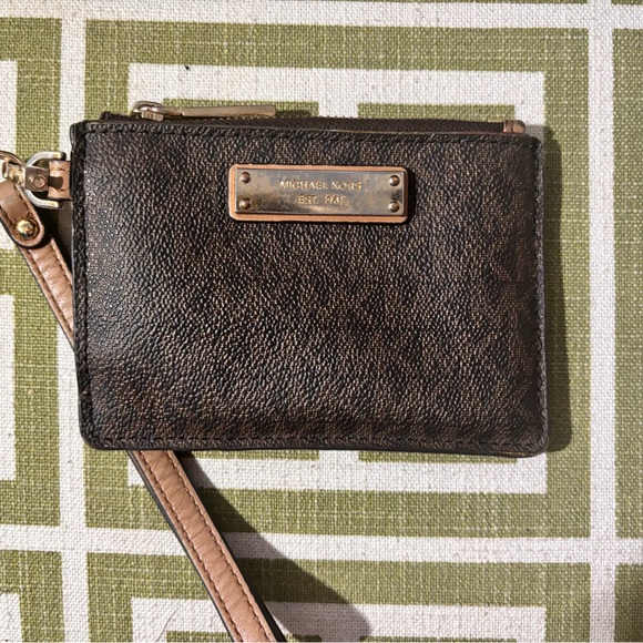 3 PC. MK Signature Coated Canvas Grayson Boston Crossbody, Wallet, & Dust Bag - Picture 4 of 15